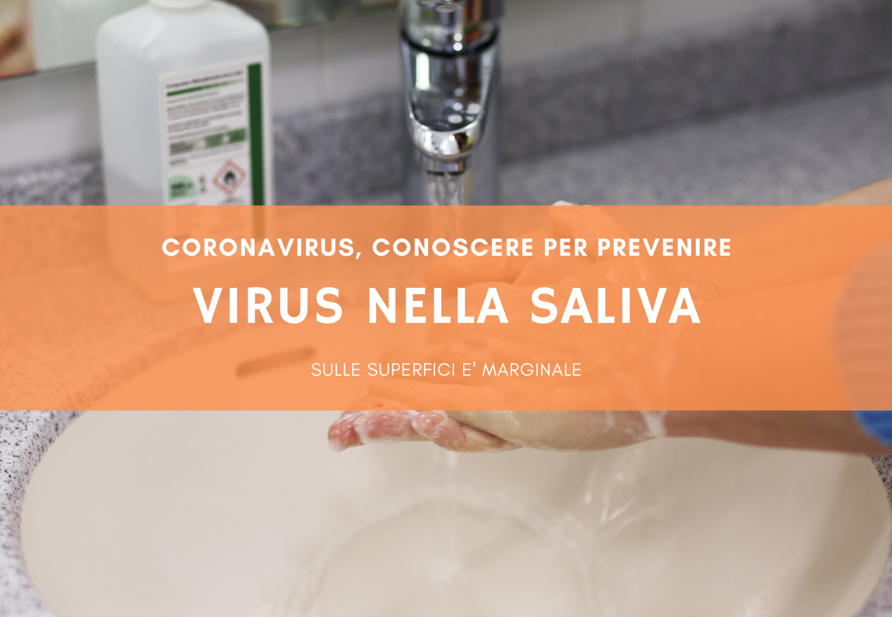 Coronavirus, il virus vive nella saliva, contagi sa superfici marginali